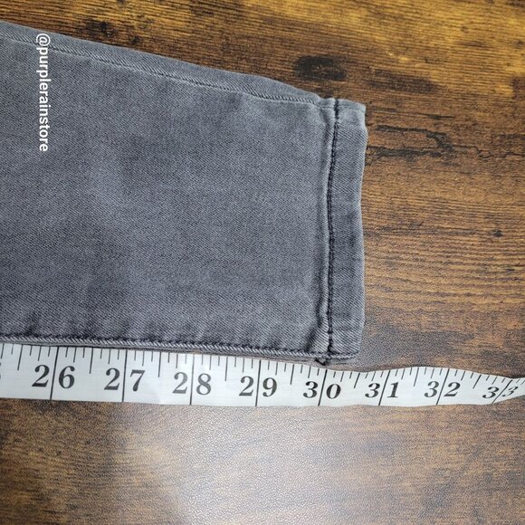 Sam Edelman Jeans 28 The Stiletto High Rise Skinny Charcoal Wash Stretch Denim - Picture 8 of 10